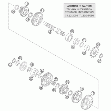 TRANSMISSION II - COUNTERSHAFT