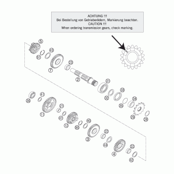 TRANSMISSION II - COUNTERSHAFT