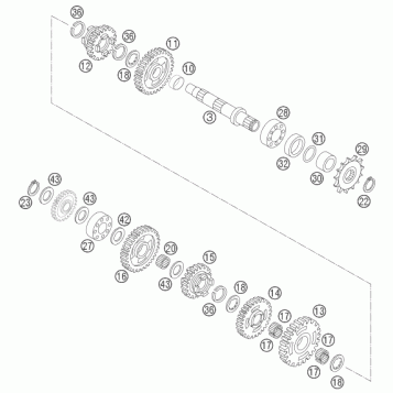 TRANSMISSION II - COUNTERSHAFT