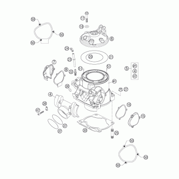 CYLINDER, CYLINDER HEAD