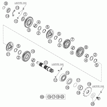 TRANSMISSION II - COUNTERSHAFT