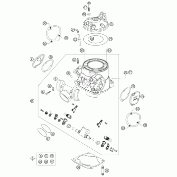 CYLINDER, CYLINDER HEAD