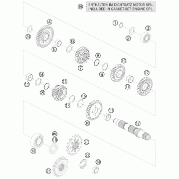 TRANSMISSION II - COUNTERSHAFT