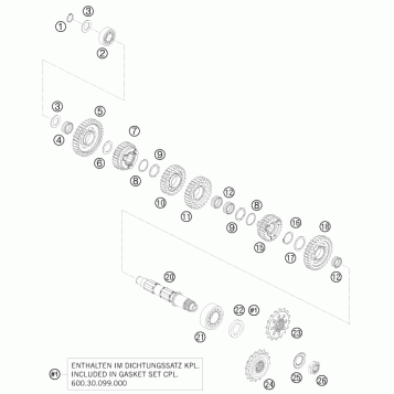 TRANSMISSION II - COUNTERSHAFT