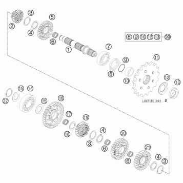 TRANSMISSION II - COUNTERSHAFT