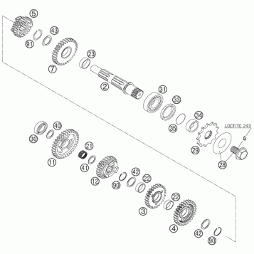 TRANSMISSION II - COUNTERSHAFT