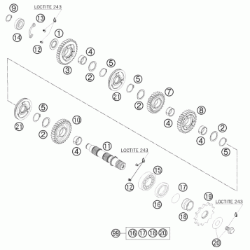 TRANSMISSION II - COUNTERSHAFT
