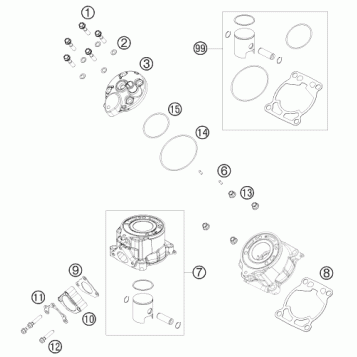 CYLINDER, CYLINDER HEAD