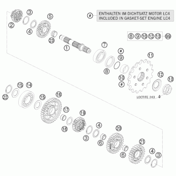TRANSMISSION II - COUNTERSHAFT