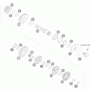 TRANSMISSION II - COUNTERSHAFT