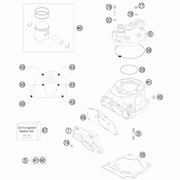 CYLINDER, CYLINDER HEAD