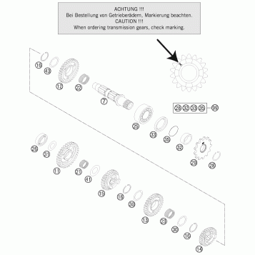 TRANSMISSION II - COUNTERSHAFT