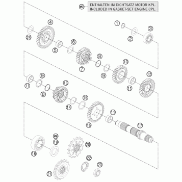 TRANSMISSION II - COUNTERSHAFT
