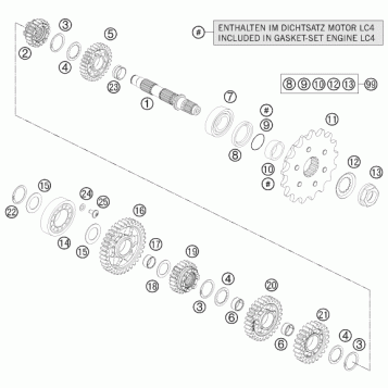 TRANSMISSION II - COUNTERSHAFT