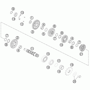 TRANSMISSION II - COUNTERSHAFT