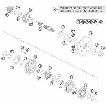 TRANSMISSION II - COUNTERSHAFT