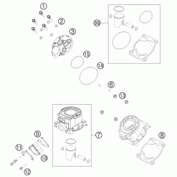 CYLINDER, CYLINDER HEAD