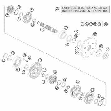 TRANSMISSION II - COUNTERSHAFT
