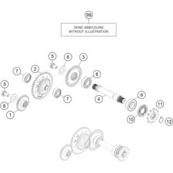TRANSMISSION I - MAIN SHAFT