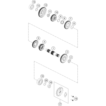 TRANSMISSION II - COUNTERSHAFT