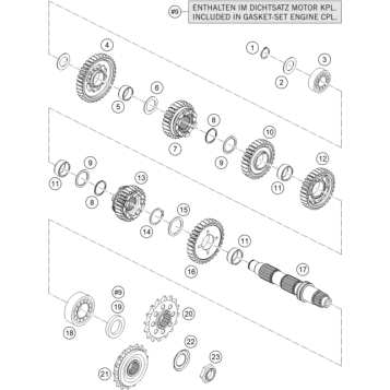 TRANSMISSION II - COUNTERSHAFT