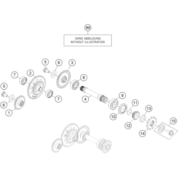 TRANSMISSION I - MAIN SHAFT