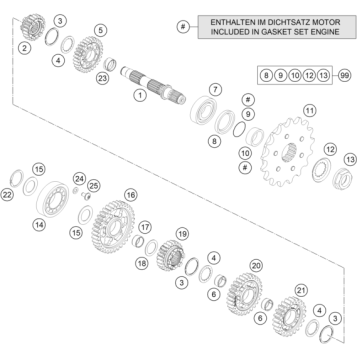 TRANSMISSION II - COUNTERSHAFT