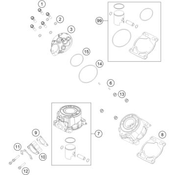 CYLINDER, CYLINDER HEAD