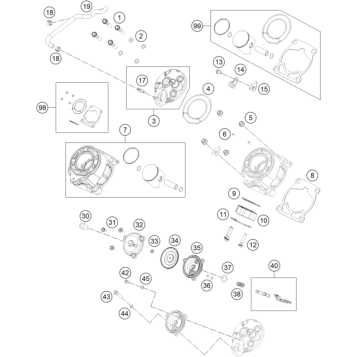 CYLINDER, CYLINDER HEAD