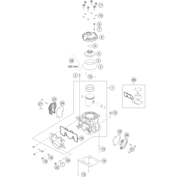 CYLINDER, CYLINDER HEAD