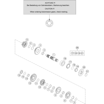 TRANSMISSION II - COUNTERSHAFT