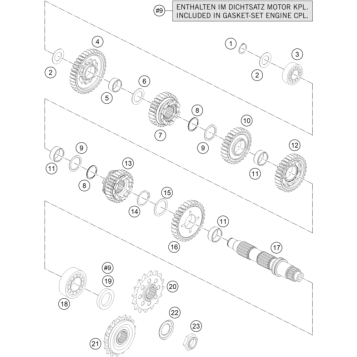 TRANSMISSION II - COUNTERSHAFT