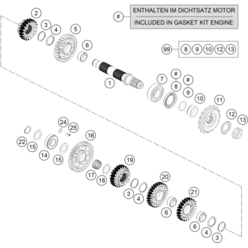TRANSMISSION II - COUNTERSHAFT