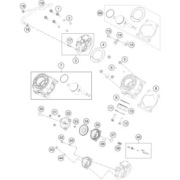 CYLINDER, CYLINDER HEAD
