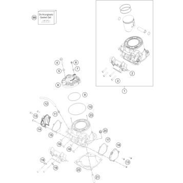 CYLINDER, CYLINDER HEAD