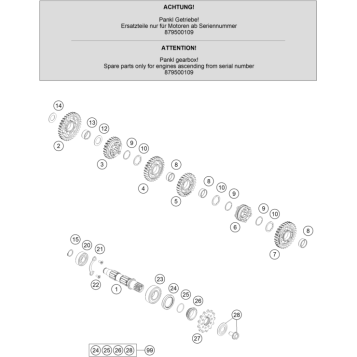 TRANSMISSION II - COUNTERSHAFT