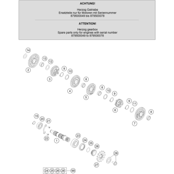 TRANSMISSION II - COUNTERSHAFT