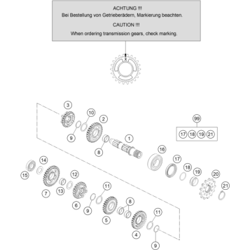 TRANSMISSION II - COUNTERSHAFT