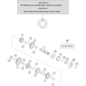 TRANSMISSION II - COUNTERSHAFT