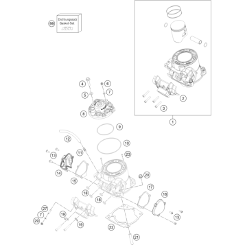 CYLINDER, CYLINDER HEAD