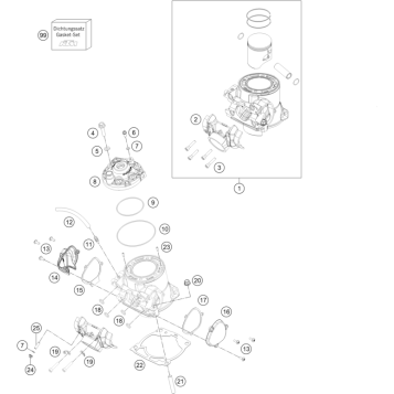 CYLINDER, CYLINDER HEAD