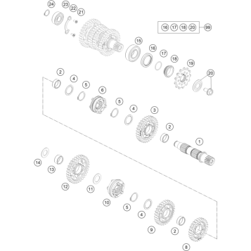 TRANSMISSION II - COUNTERSHAFT