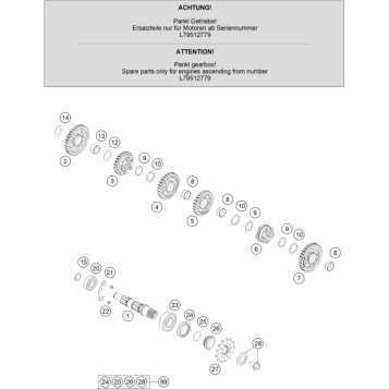 TRANSMISSION II - COUNTERSHAFT