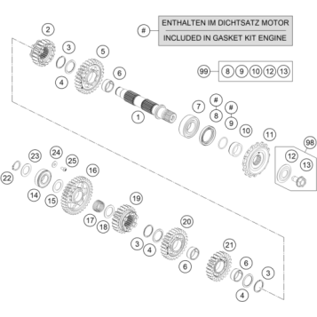 TRANSMISSION II - COUNTERSHAFT