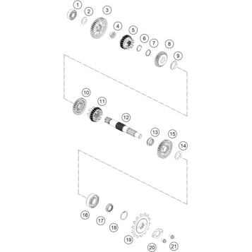 TRANSMISSION II - COUNTERSHAFT