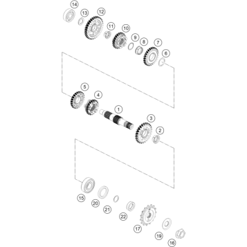 TRANSMISSION II - COUNTERSHAFT