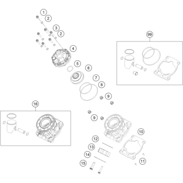 CYLINDER, CYLINDER HEAD