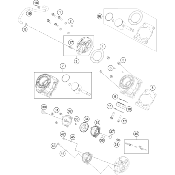 CYLINDER, CYLINDER HEAD