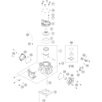 CYLINDER, CYLINDER HEAD