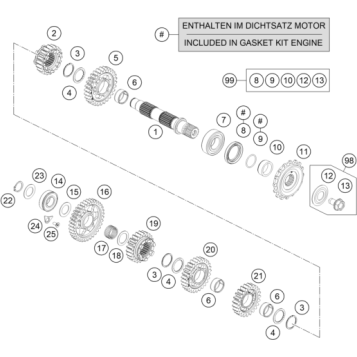 TRANSMISSION II - COUNTERSHAFT
